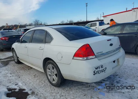 2011 Chevrolet Impala Ls from USA, damaged, VIN 2G1WF5EK3B1237291